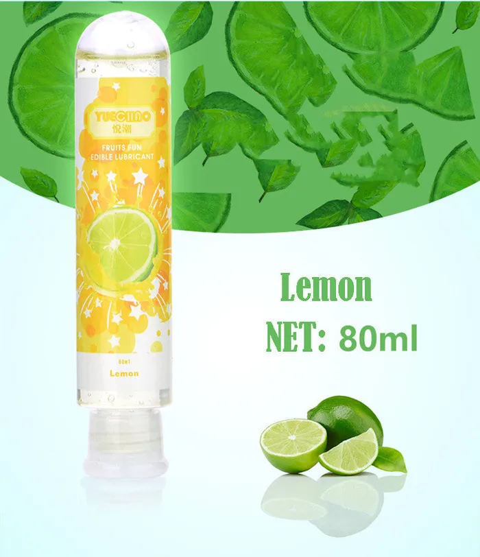 Water soluble fruit flavored human lubricant Only for Fans Toys Lubricants