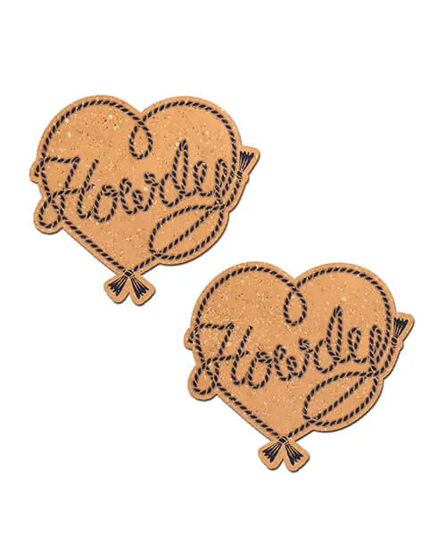 Pastease Female Sex Toys Howdy Cowboy Rope Heart Lasso Pasties Wild West Nipple Covers