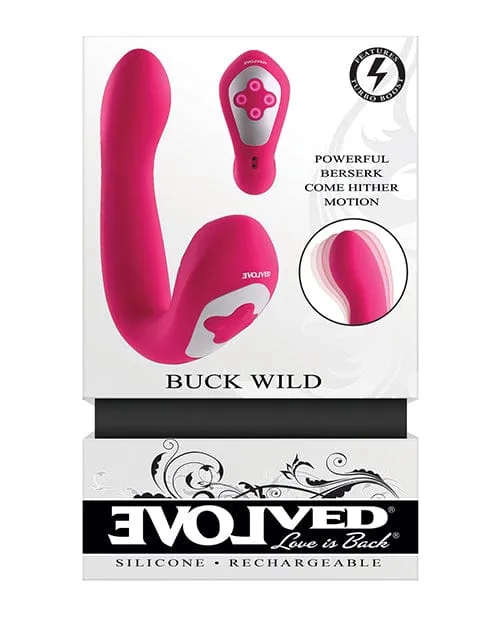 Evolved Buck Wild Come Hither Dual End Massager Pink Evolved Novelties Vibrators Evolved Buck Wild Come Hither Dual End Massager Pink Evolved Novelties Vibrators