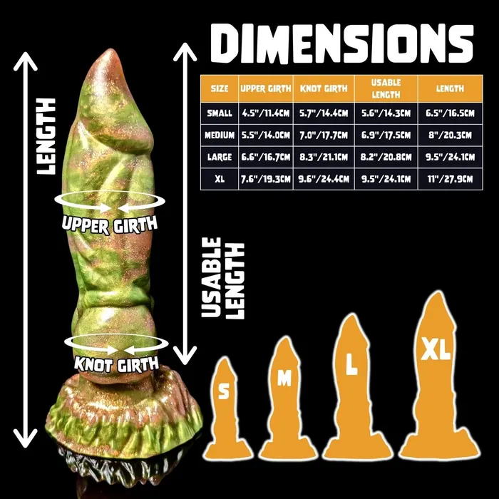 Vibrators Uldred Elder Dragon Marble Color Kreature Adult Toys