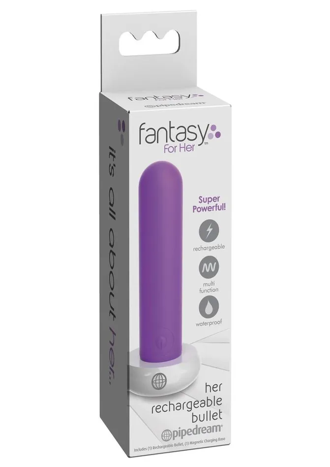 Fantasy For Her Female Sex Toys Fantasy For Her Rechargeable Bullet Vibrator Waterproof Multi Speed