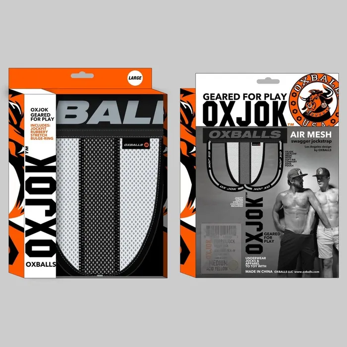 OXJok Female Sex Toys Airmesh Upthrust SliderStrap Jock Ice White Medium OXJok Female Sex Toys Airmesh Upthrust SliderStrap Jock Ice White Medium