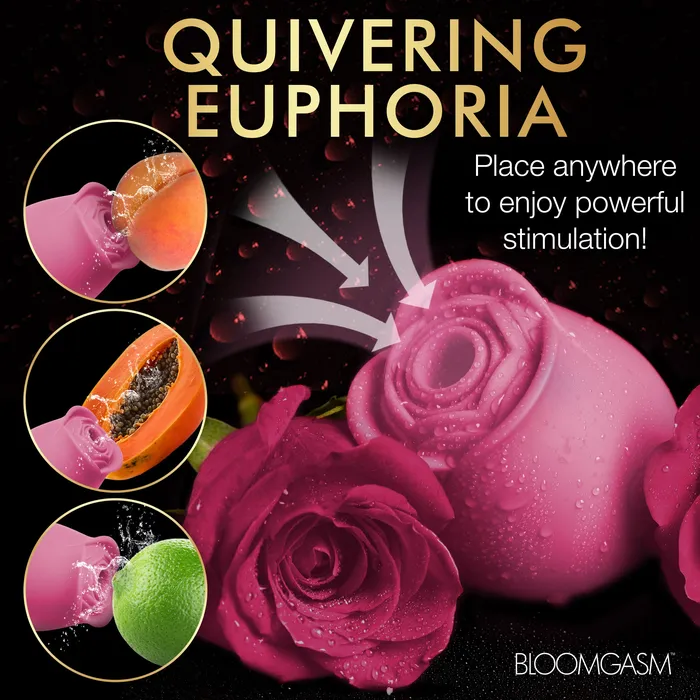 Female Sex Toys XR Brands The Perfect Rose Clitoral Stimulator
