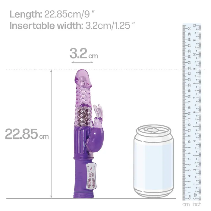 Adam Eve Female Sex Toys Adam Eve Eves First Rechargeable Rabbit Vibrator With Rotating Beads