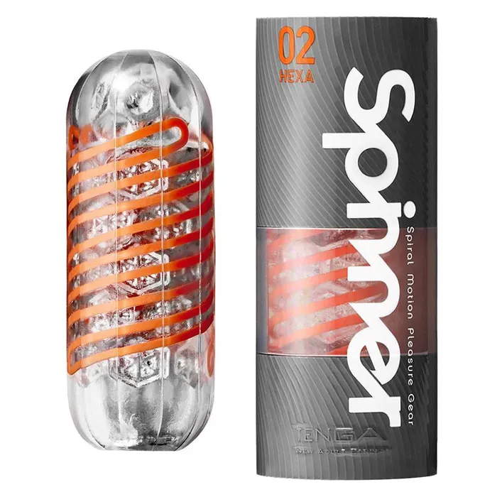 Tenga Tenga Spinner Twisting Masturbator Hexa Texture Male Sex Toys