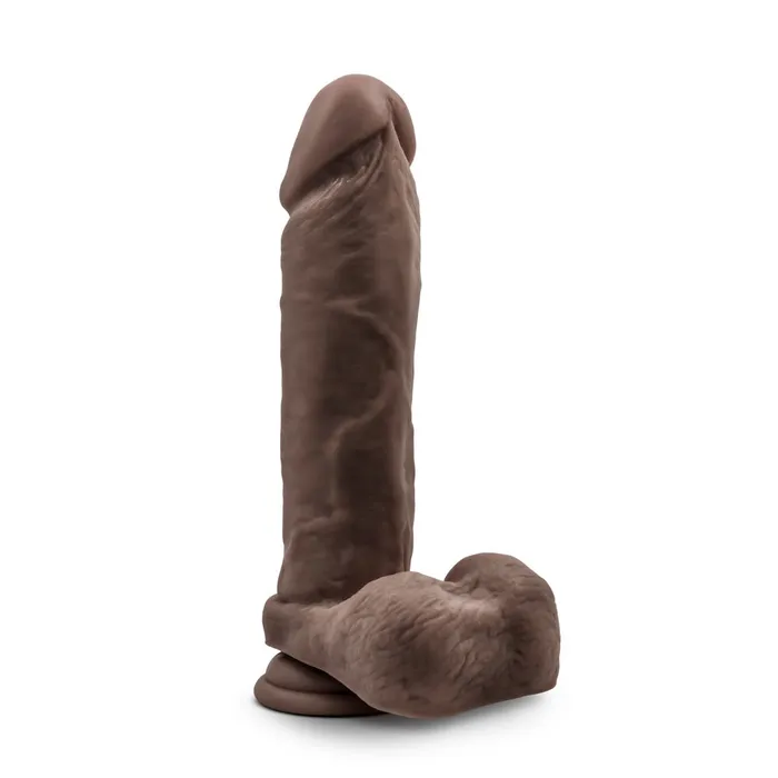 Blush Dildos Au Natural 95 Inch Dildo With Suction Cup Chocolate