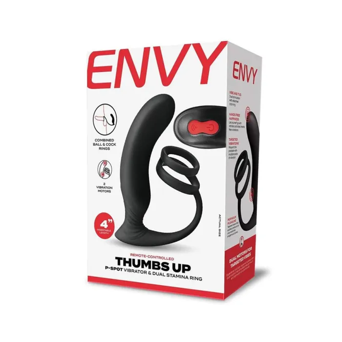 Envy Male Sex Toys ENVY REMOTE PROSTATE VIBE COCK RING Envy Male Sex Toys ENVY REMOTE PROSTATE VIBE COCK RING