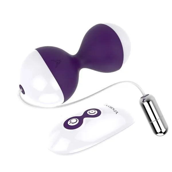 Female Sex Toys Nalone Nalone Miu Miu Purple Remote Control USB Rechargeable Vibrating Kegel Balls