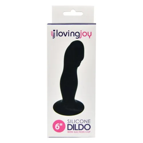 Loving Joy 6 Inch Silicone Dildo with Suction Cup Loving Joy Female Sex Toys Loving Joy 6 Inch Silicone Dildo with Suction Cup Loving Joy Female Sex Toys