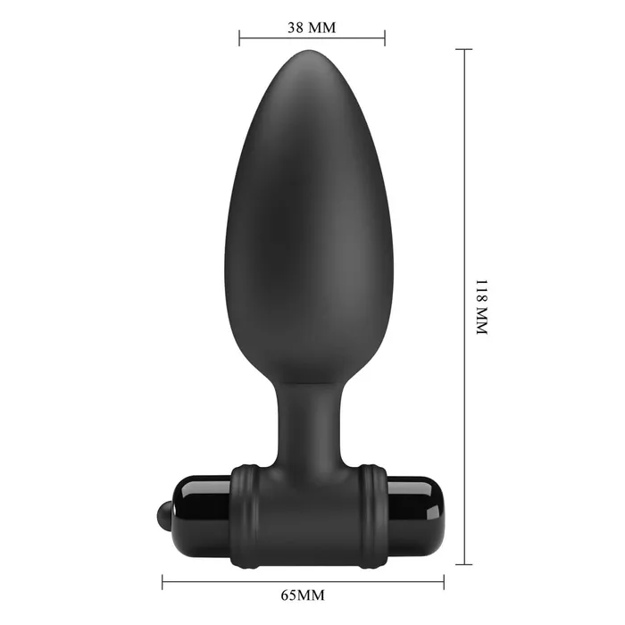 Pretty Love Pretty Love Vibra Butt Plug II Black Anal Pretty Love Pretty Love Vibra Butt Plug II Black Anal