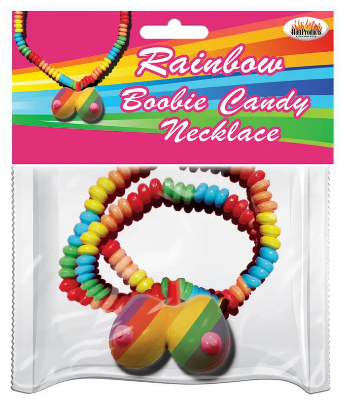 Rainbow Boobie Candy Necklace Hott Products Dildos