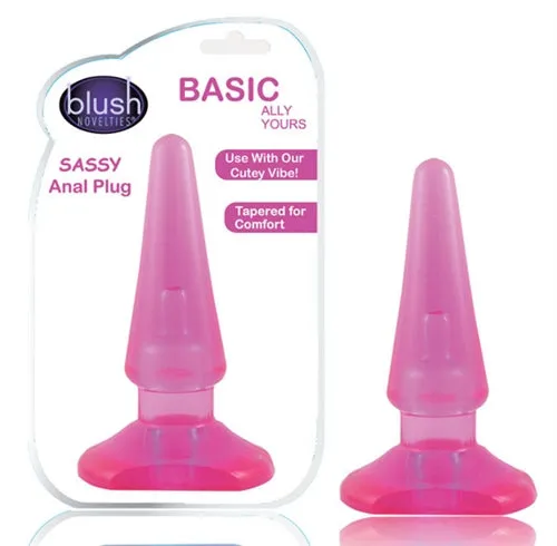 Sassy Anal Plug Pink Blush Novelties Anal