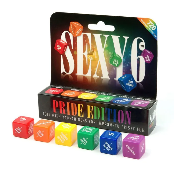 Sexy 6 Dice Pride Edition Creative Conceptions Couples Sexy 6 Dice Pride Edition Creative Conceptions Couples