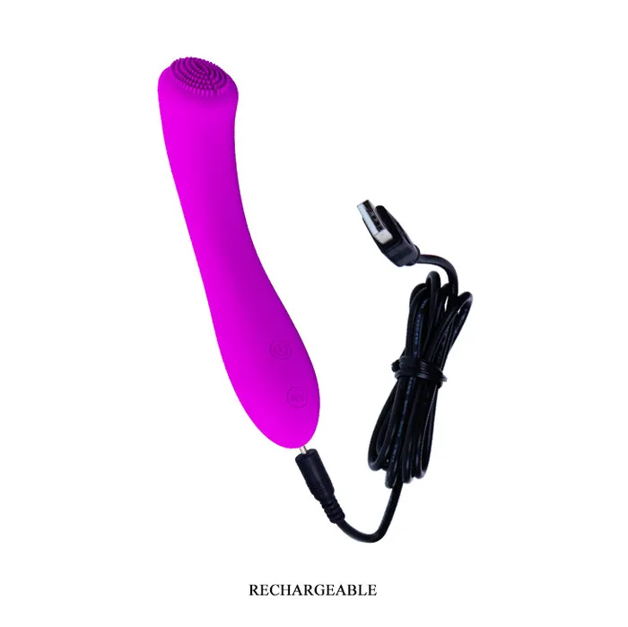Vibrators Pretty Love Pretty Love Len Rechargeable Wand Purple Vibrators Pretty Love Pretty Love Len Rechargeable Wand Purple