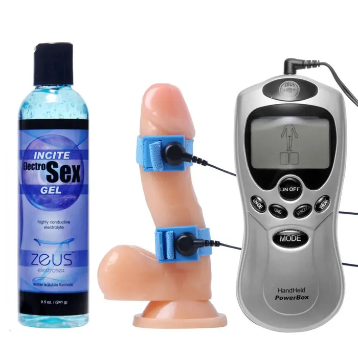 Zeus Electrosex Couples Electrosex Essentials 3 Piece Kit for Him Complete Estim Kit Zeus Electrosex Couples Electrosex Essentials 3 Piece Kit for Him Complete Estim Kit