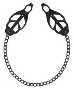 1631DL bBOGOb Dark Pleasures Blackline Japanese Clover Nipple Clamps Idea Dildos