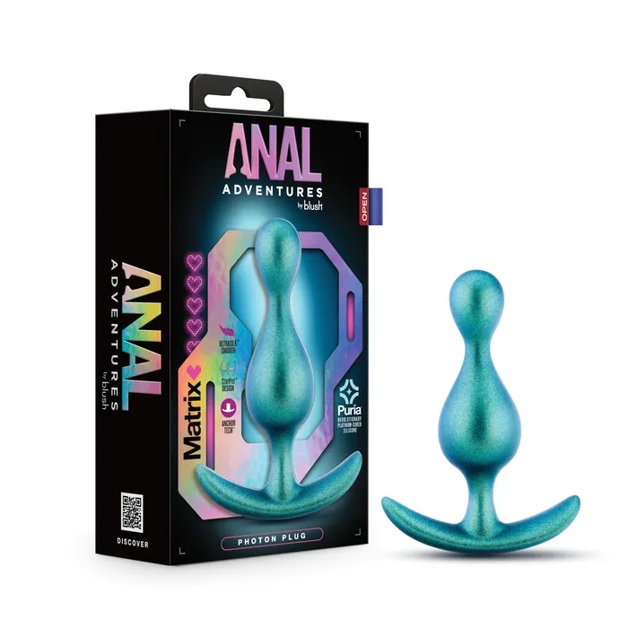 Anal Adventures Matrix Photon Plug Neptune Teal Blush Anal