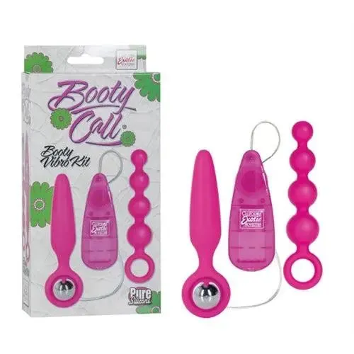 Anal Booty Call Booty Vibro Kits Pink CalExotics Anal Booty Call Booty Vibro Kits Pink CalExotics