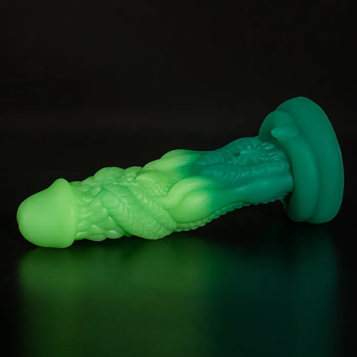  Dildos Green Simulation Dragon Silicone Dildo