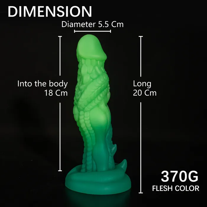  Dildos Green Simulation Dragon Silicone Dildo