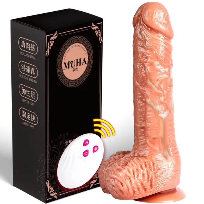 Female Sex Toys D570 74Male trans torso TPE Auto Vibrating DildoLarge Size MUHA
