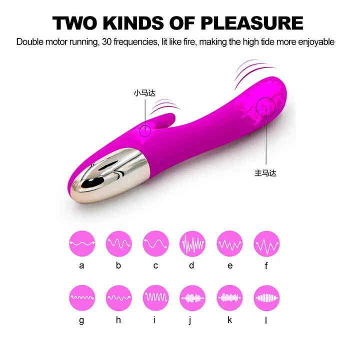 Female Sex Toys Silicone G Spot Massaging USB Charging Vibrator Weadultshop