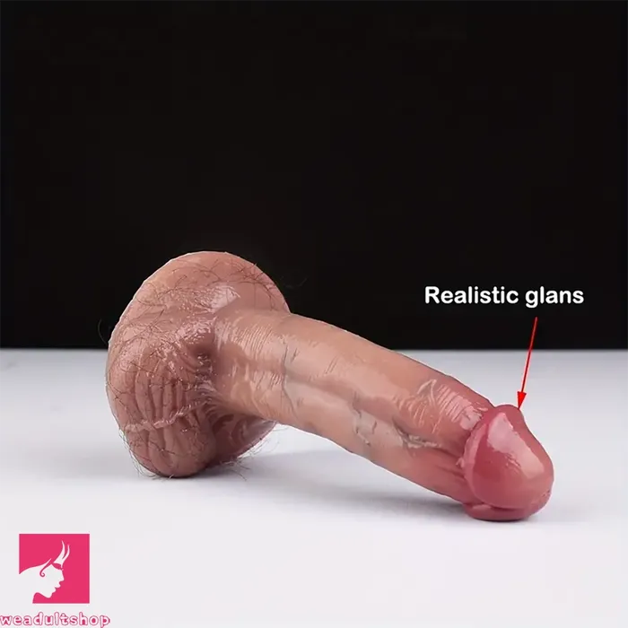 Female Sex Toys Weadultshop 571in Curved Ultra Simulation Lifelike Silicone Dildo With Pubic Hair