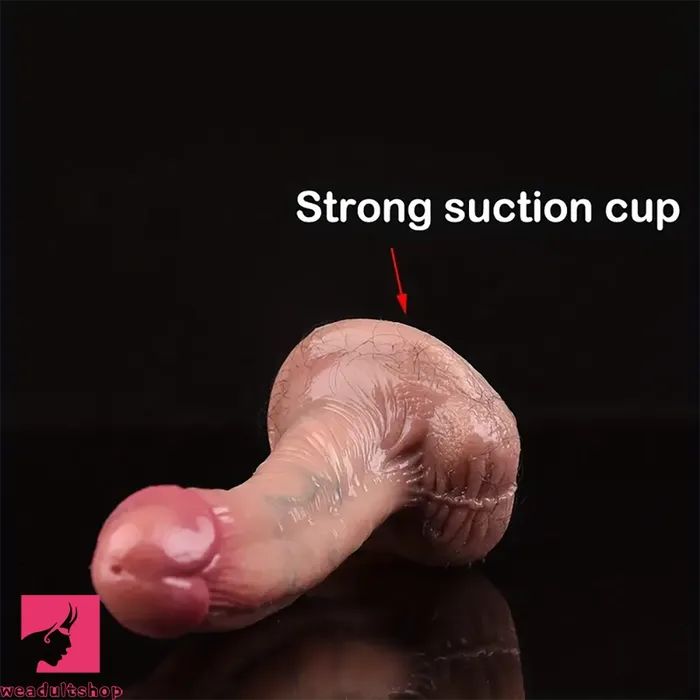 Female Sex Toys Weadultshop 571in Curved Ultra Simulation Lifelike Silicone Dildo With Pubic Hair