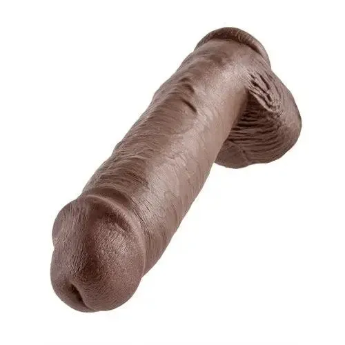 King Cock 11 Inch Cock With Balls Brown Pipedream Dildos King Cock 11 Inch Cock With Balls Brown Pipedream Dildos