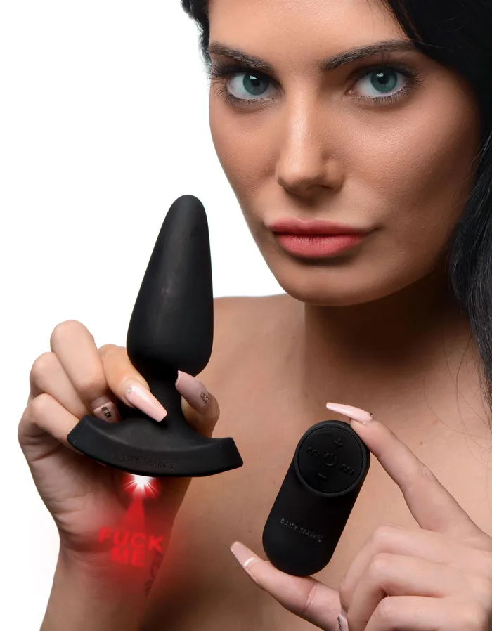 Male Sex Toys Laser Fuck Me Anal Plug with Remote Control Small XR Brands Male Sex Toys Laser Fuck Me Anal Plug with Remote Control Small XR Brands