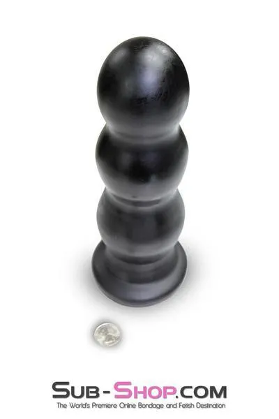 Male Sex Toys Moonwell 2718M Extra Large 10 Ripple Anal Plug