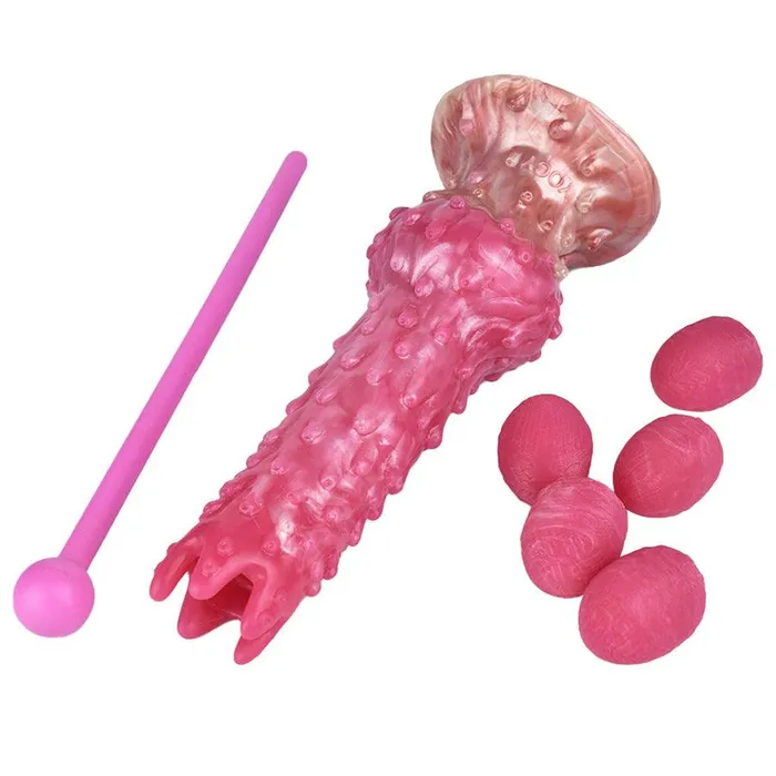 mysite Dildos Pink Alien Manual Ovulation Device Dildo