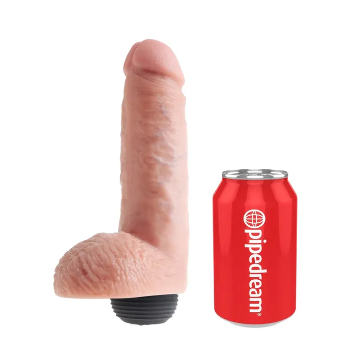 Pipedream King Cock 8 Inch Squirting Cock With Balls Flesh Dildos Pipedream King Cock 8 Inch Squirting Cock With Balls Flesh Dildos